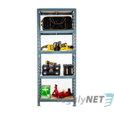 Skladovací nekonečný regál 5 - policový 200x100x45  200Kg/police