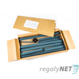 Vysokozátěžový 5-ti policový regál lakovaný 180x120x60 350kg na polici,Barva-MODRÁ