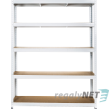 AKČNÍ BALÍČEK 5 ks Regálu 5-ti pol. lakovaný 180x140x40 300 kg