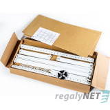 AKČNÍ BALÍČEK 5 ks zátěžových regálu 5-ti pol. lakovaný 180x140x60 300 kg