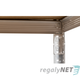 AKČNÍ BALÍČEK 5 ks Regálu 5-ti pol. lakovaný 180x120x50 300 kg, regálové systémy