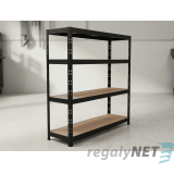 AKČNÍ BALÍČEK 3 ks-č Zatěžový regál 4 - pol. lakovaný 180x120x60 450 kg