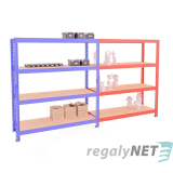 Přístavek (doplňkový modul) k regálu 5 - policový 240x160x60  650Kg/police