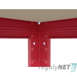 AKČNÍ BALÍČEK 2ks Regálu 5-ti pol. lak. 180x90x40 155kg/červ.
